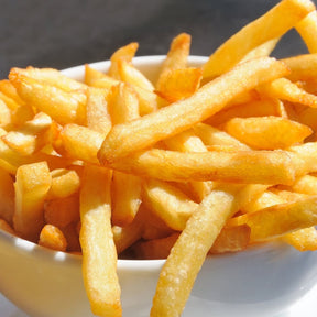 Fries: golden, crispy French fries