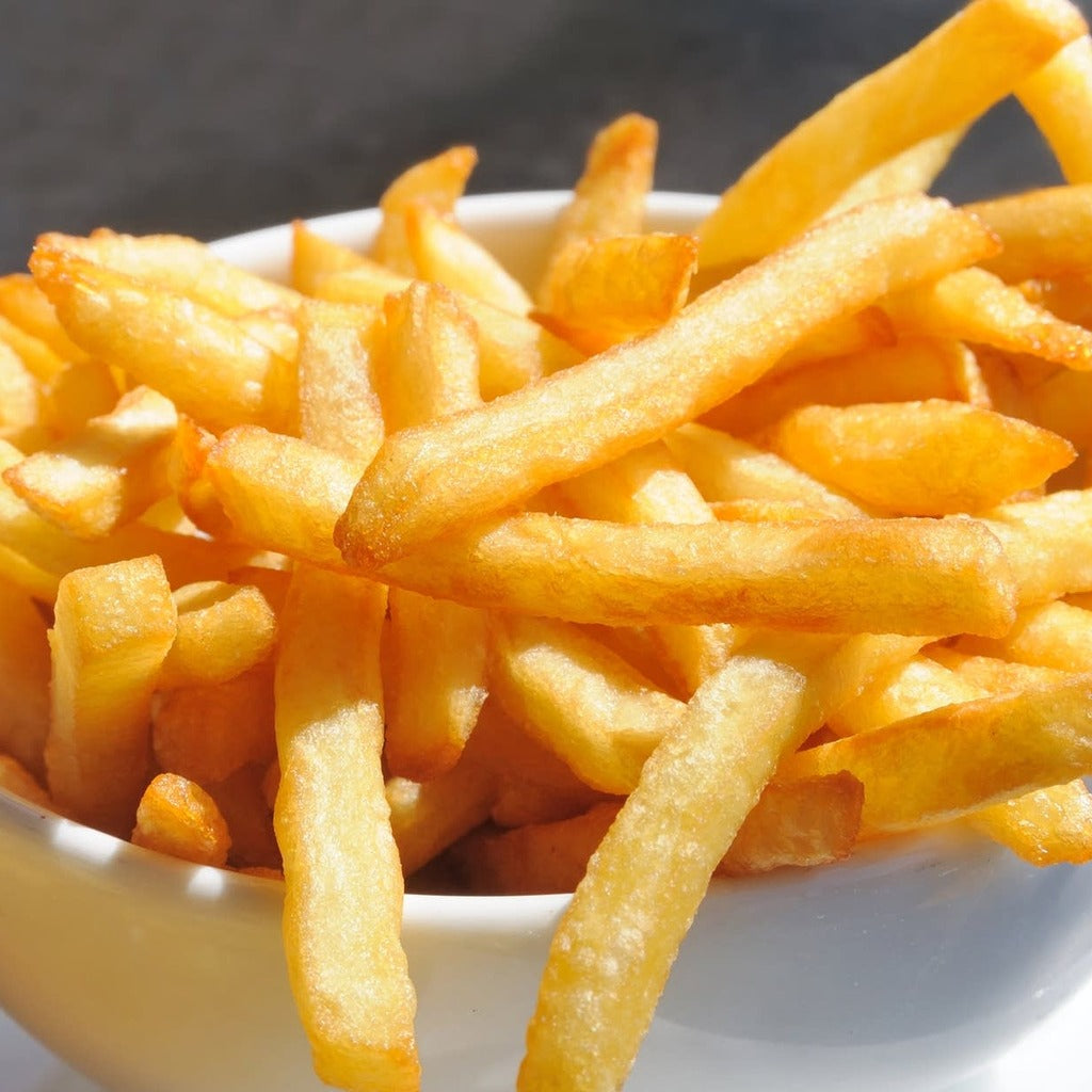 Fries: golden, crispy French fries